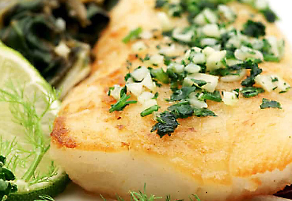 Baked Fish with Mushrooms