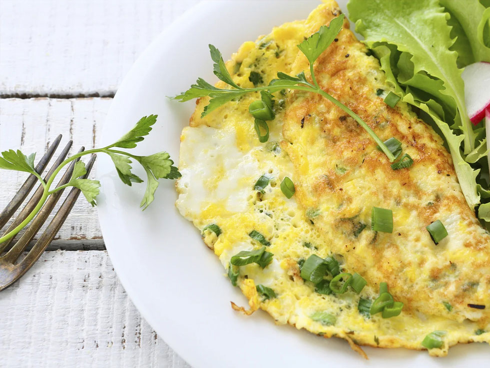 cottage cheese omelette