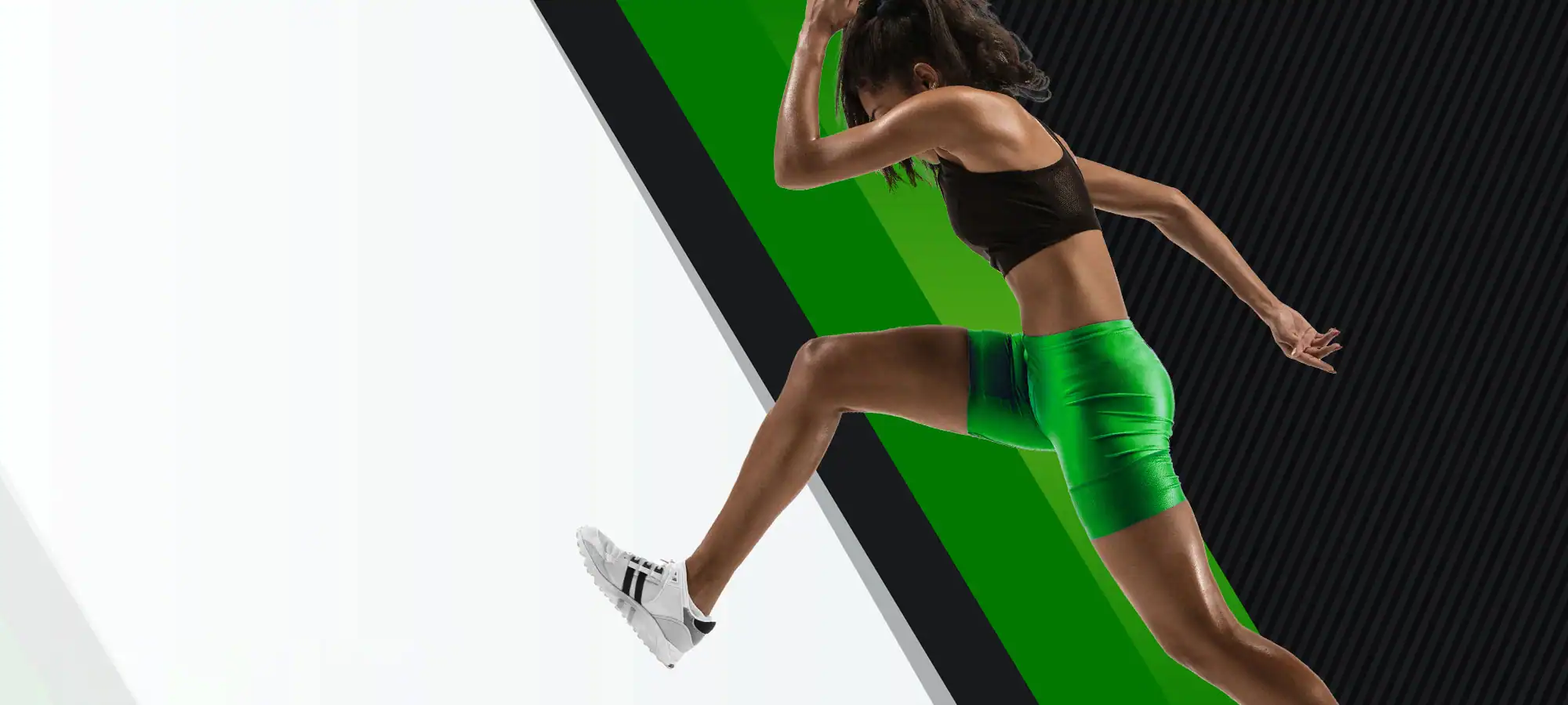 Quick Weight Loss program hero background with healthy lifestyle theme
